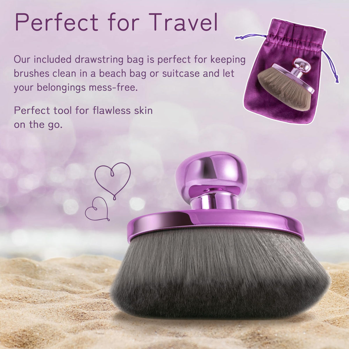BABYSHEEP décolletage coverage brush for smooth chest makeup