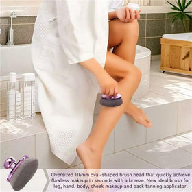 BABYSHEEP streak-free tan brush guides even self-tanner application