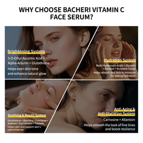 BACHERI travel-friendly ampoules with snap cap for fresh doses.
