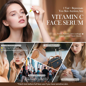 BACHERI ampoule with glutathione and alpha arbutin for even skin tone.