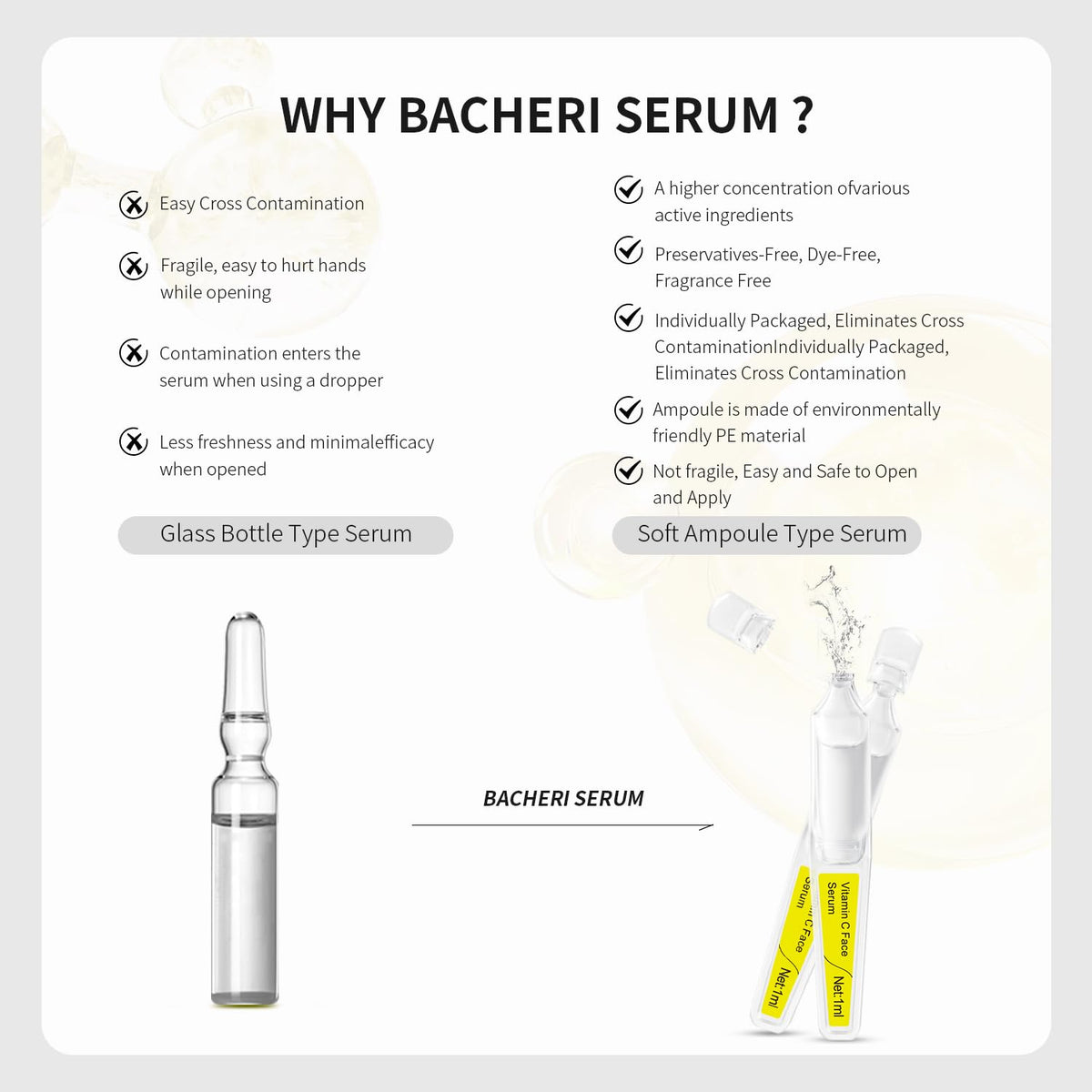 BACHERI morning use brightening and hydration for daily glow.