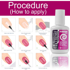 Backscratchers Extreme Glaze protects natural nails while applying enhancements and overlays.