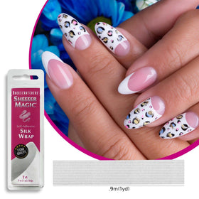 Backscratchers Sheeeer Magic Silk Wrap helps prevent nail damage during daily wear