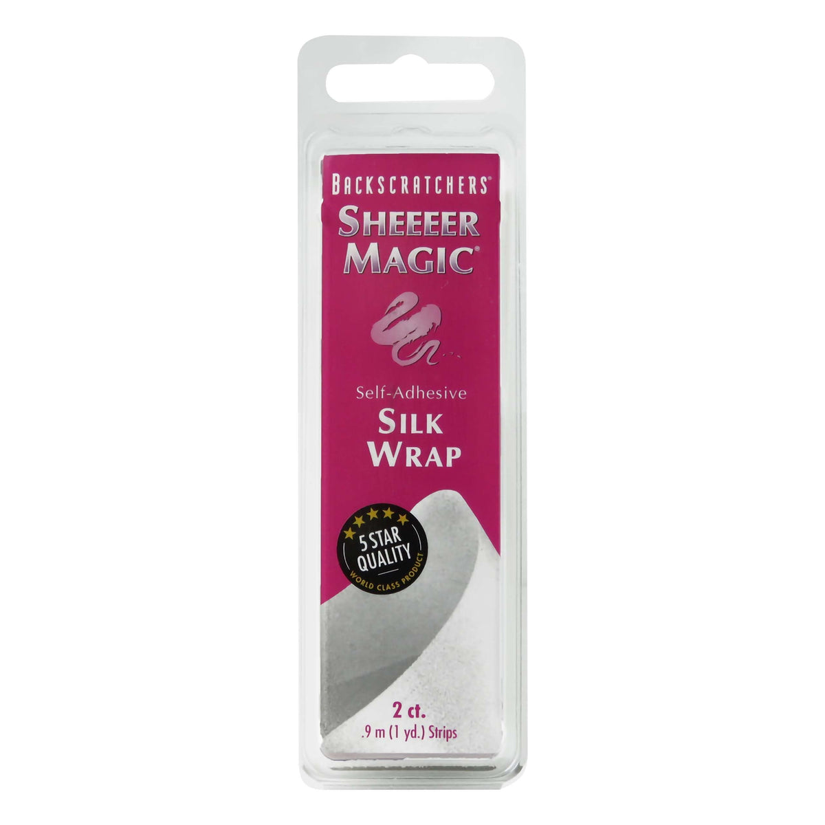 Backscratchers Sheeeer Magic Silk Wrap on nails for a smooth, lasting manicure