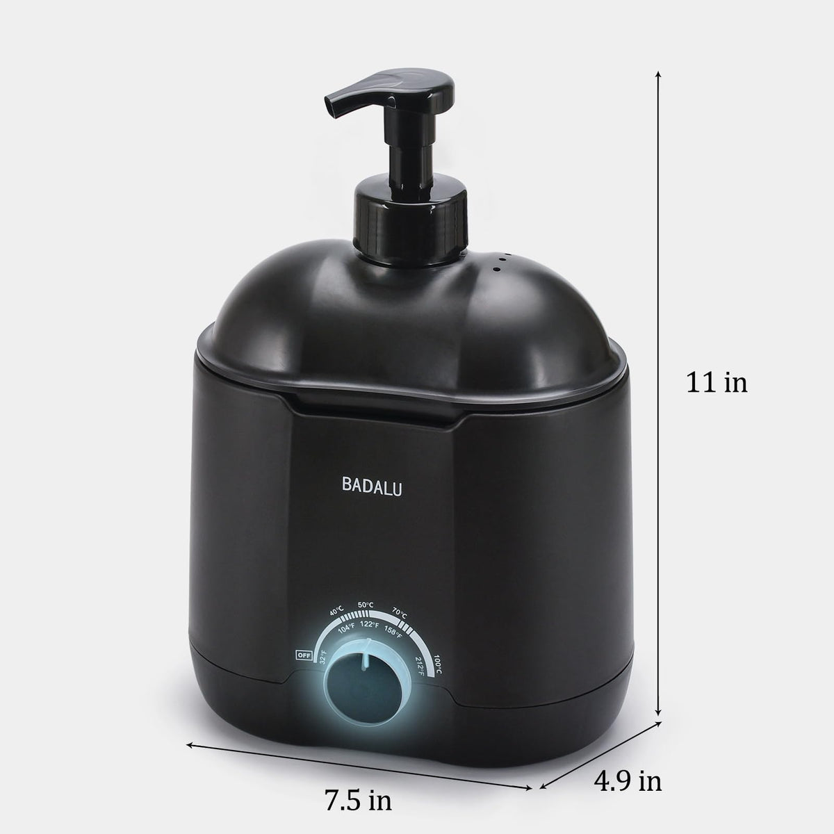 BADALU two-pumps system enables easy refills and continuous foam supply.