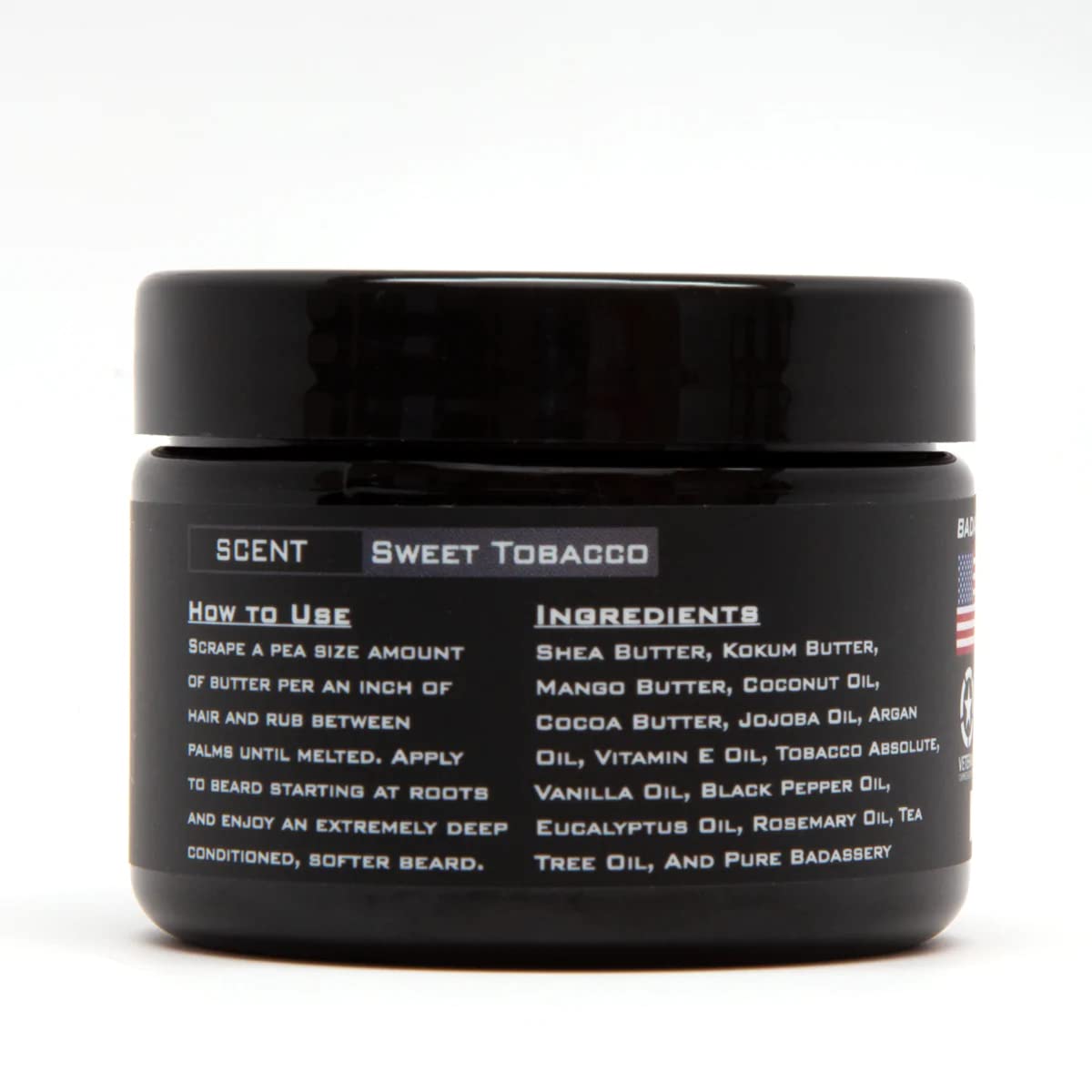 The Outlaw butter texture glides easily for daily beard grooming.