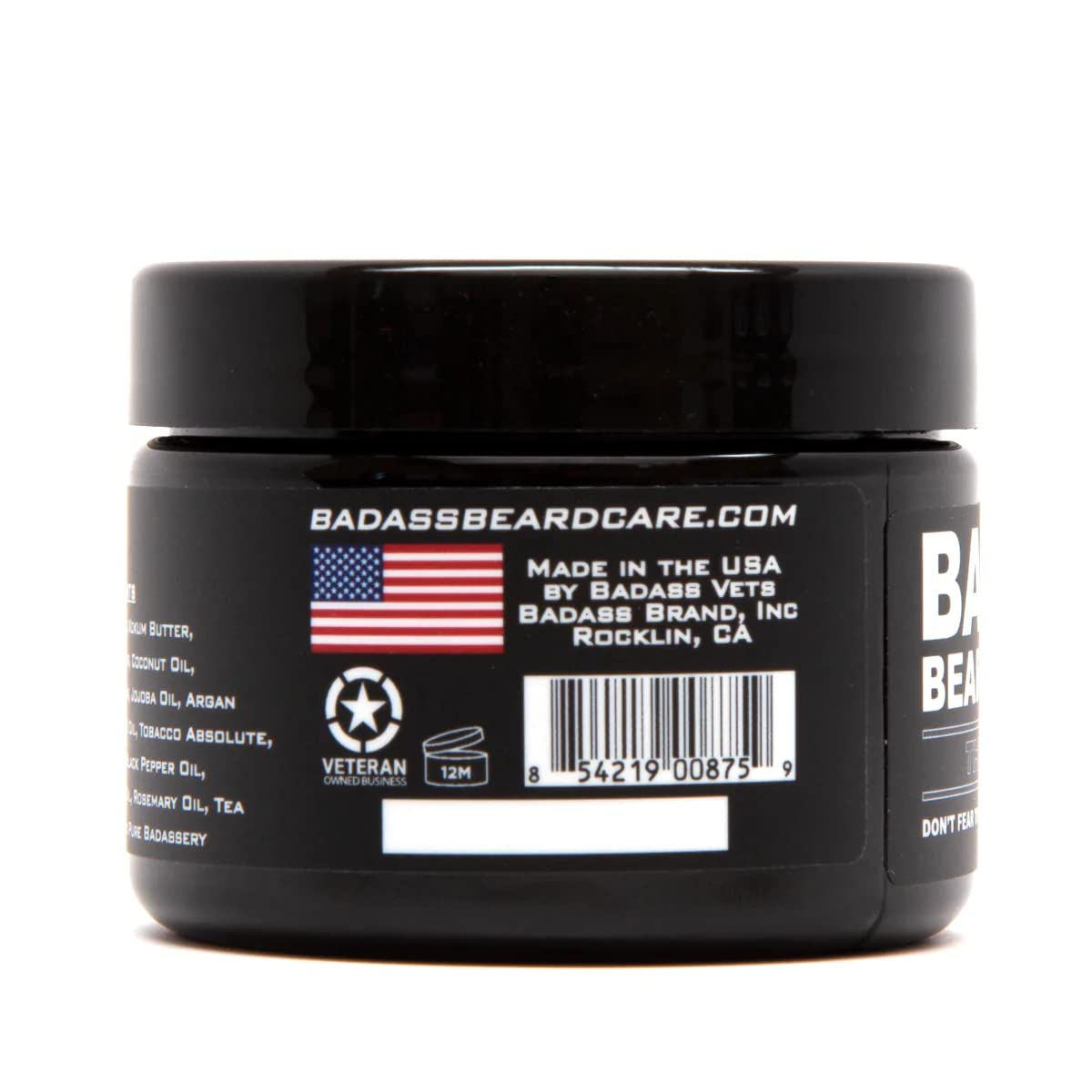 Applying The Outlaw Beard Butter smooths beard and moisturizes skin.