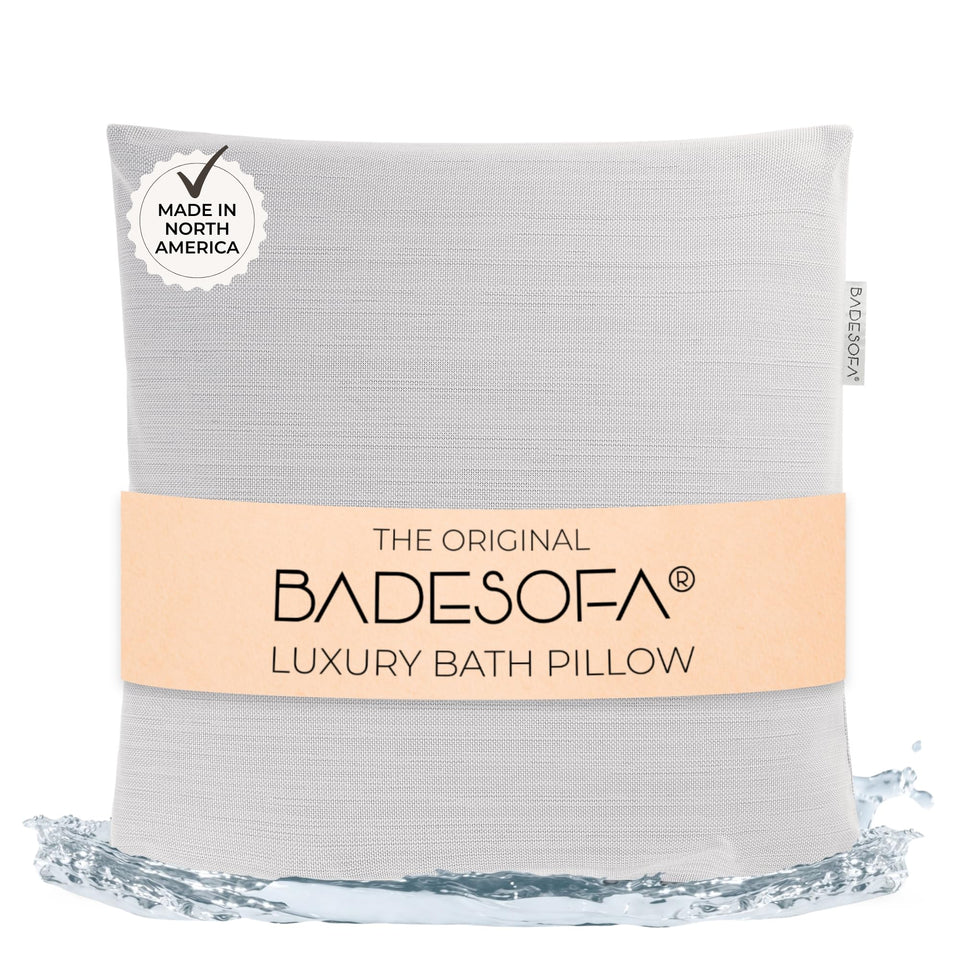BADESOFA Luxury Bath Pillow offers back support for a spa-like soak.