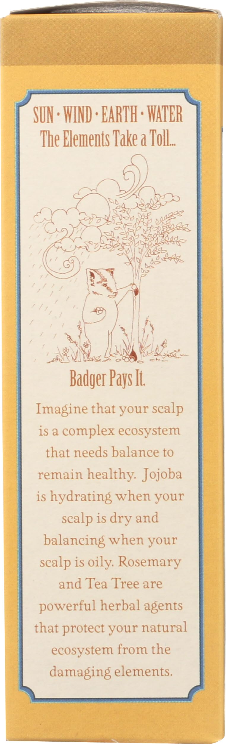 Badger 2oz glass bottle for home use