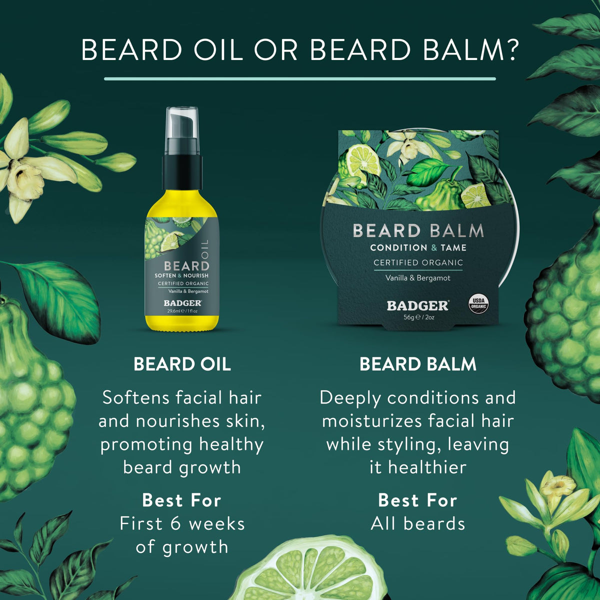 Badger beard care set features all in one grooming essentials
