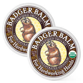 Badger Healing Balm tin front view for portable hand care
