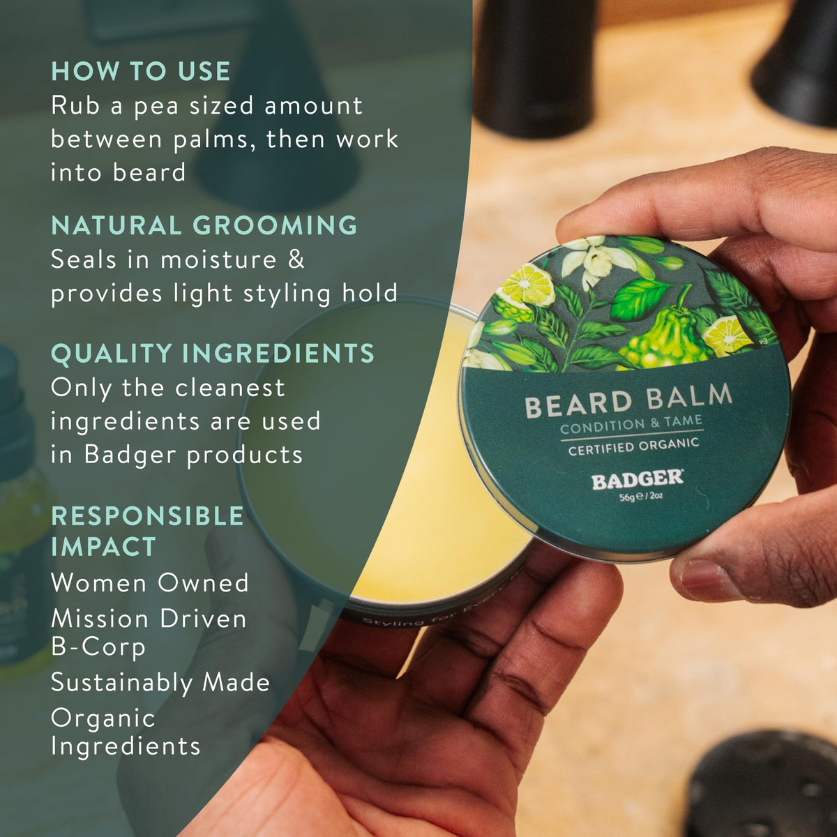 Badger USA-made packaging highlights eco conscious production