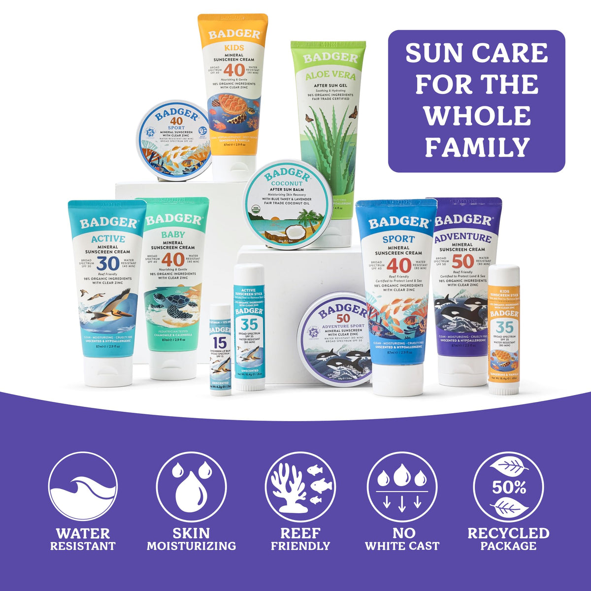 Badger USA-made solar-powered facility underscores sustainable sun care craft.