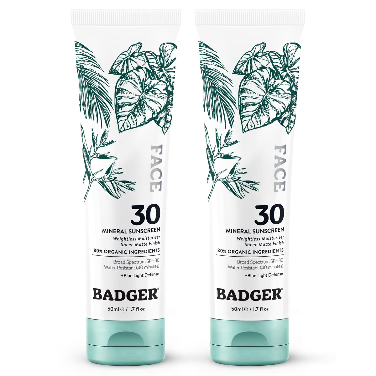 Badger zinc oxide SPF 30 bottle for daily protection