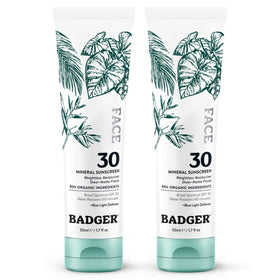 Badger zinc oxide SPF 30 bottle for daily protection