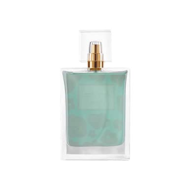 Badgley Mischka Poppy in-store display, discover a radiant fragrance.