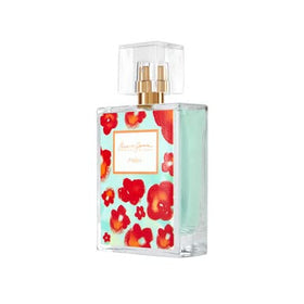 Badgley Mischka Poppy perfume atomizer, travel-friendly option.