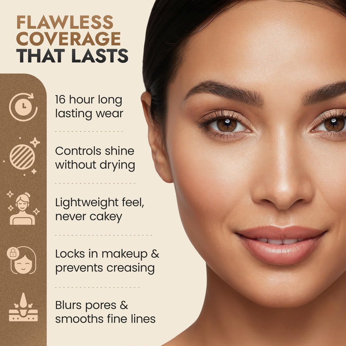 BaeBlu Translucent Setting Powder blends seamlessly across skin tones.