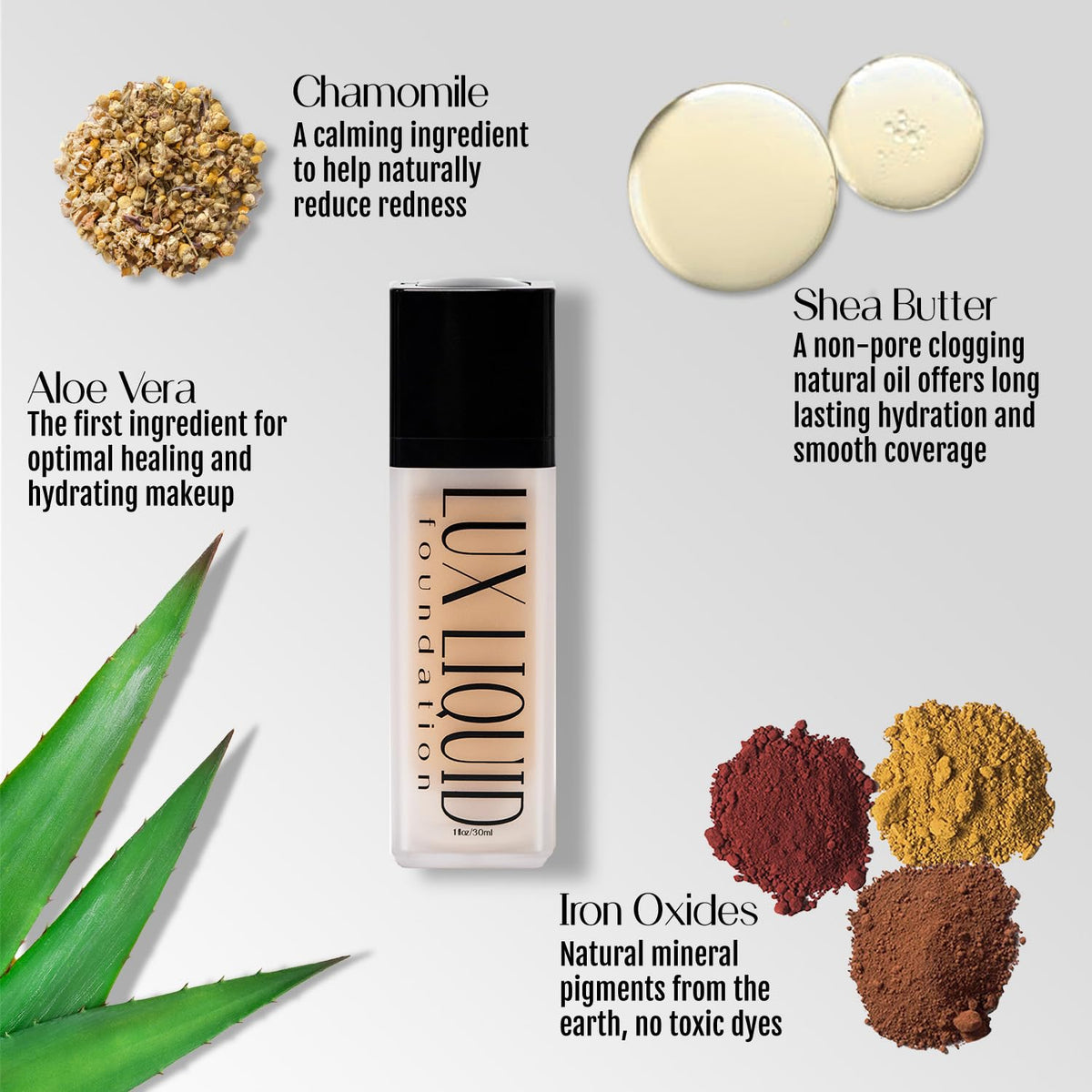 BaeBlu LUX Latte application shows balanced coverage across areas.