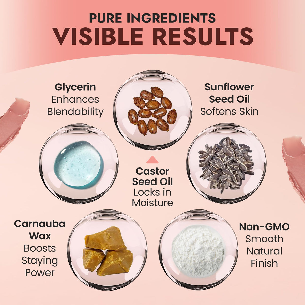 BaeBlu natural ingredients badge confirms vegan and gluten-free formula
