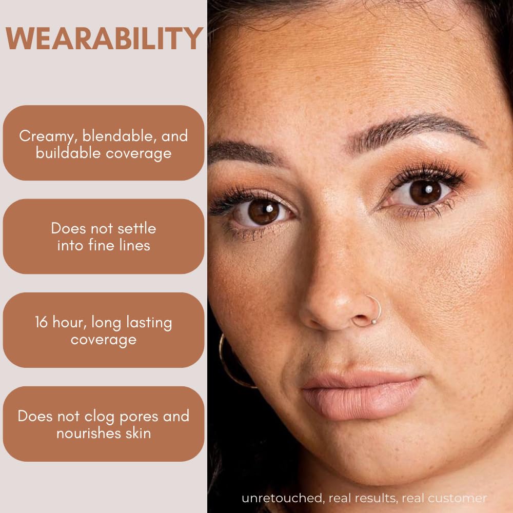BaeBlu Organic Concealer hides blemishes and scars for a seamless look