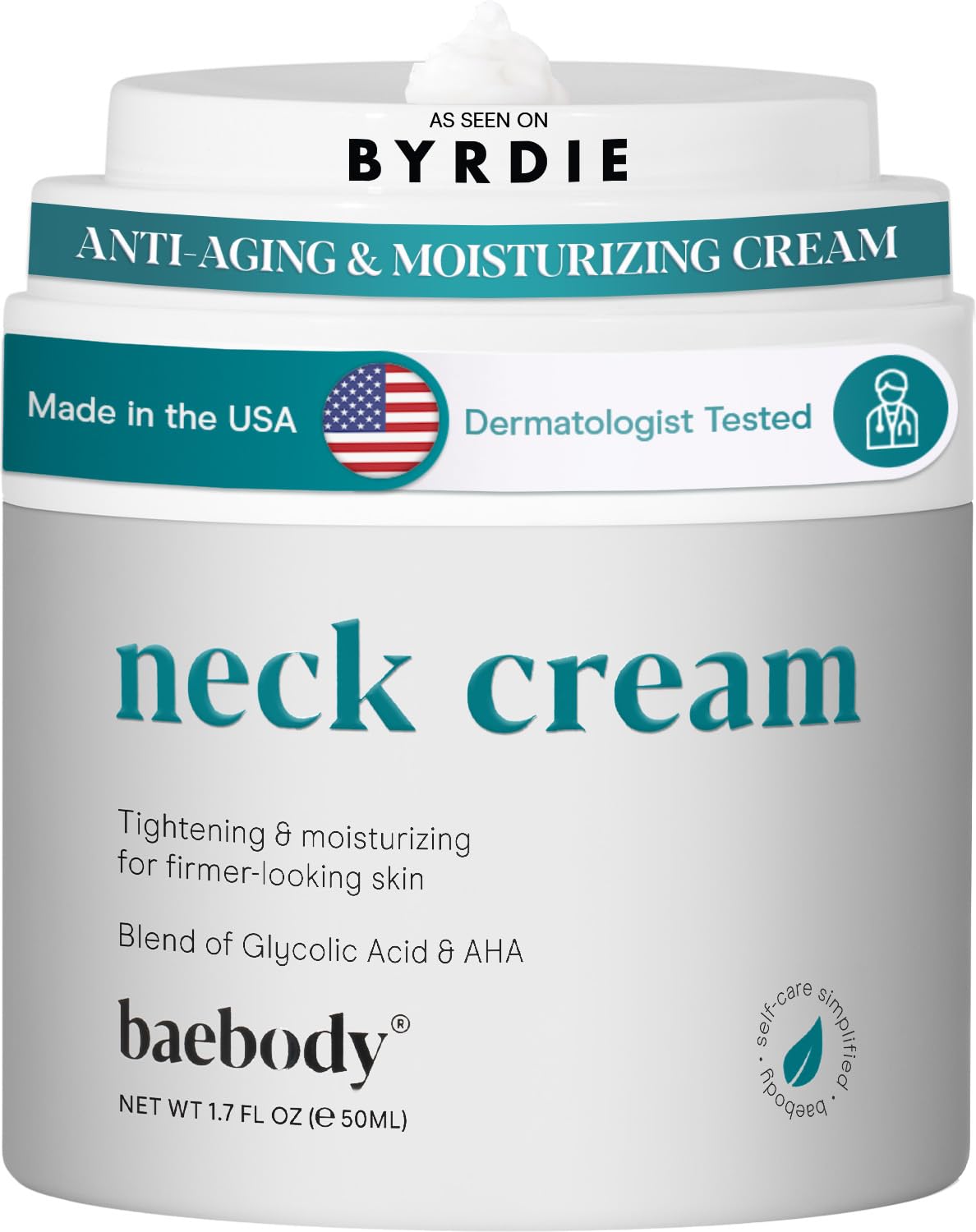 Baebody neck cream firming action demonstrates potential for firmer neck skin