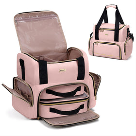 BAFAMYE large makeup bag with two removable cases for easy separation and quick access