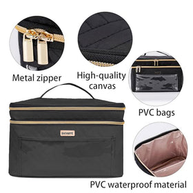 BAFAMYE sleek black finish complements any bag.