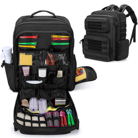 BAFASO barber case with front pocket organization for clippers and cables