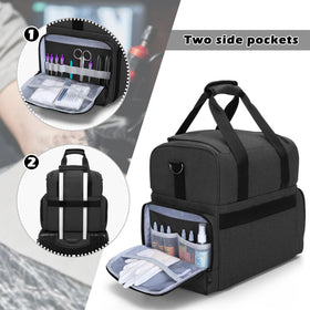 BAFASO three removable transparent pouches for quick access and organization