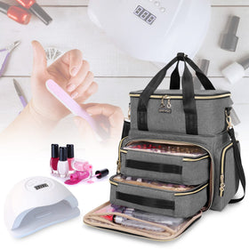 BAFASO removable nail polish pouches for adaptable storage solutions.