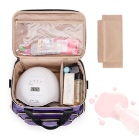 BAFASO removable pouches for flexible nail polish storage and travel