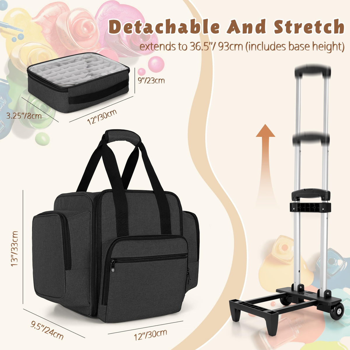 BAFASO front pocket and inner compartments for tools