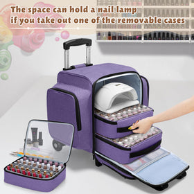BAFASO front storage pocket keeps brushes and glitters neatly accessible