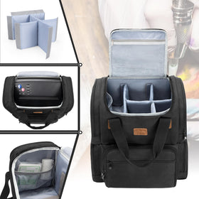 BAFASO tattoo backpack side pockets store needles and tools securely during travel