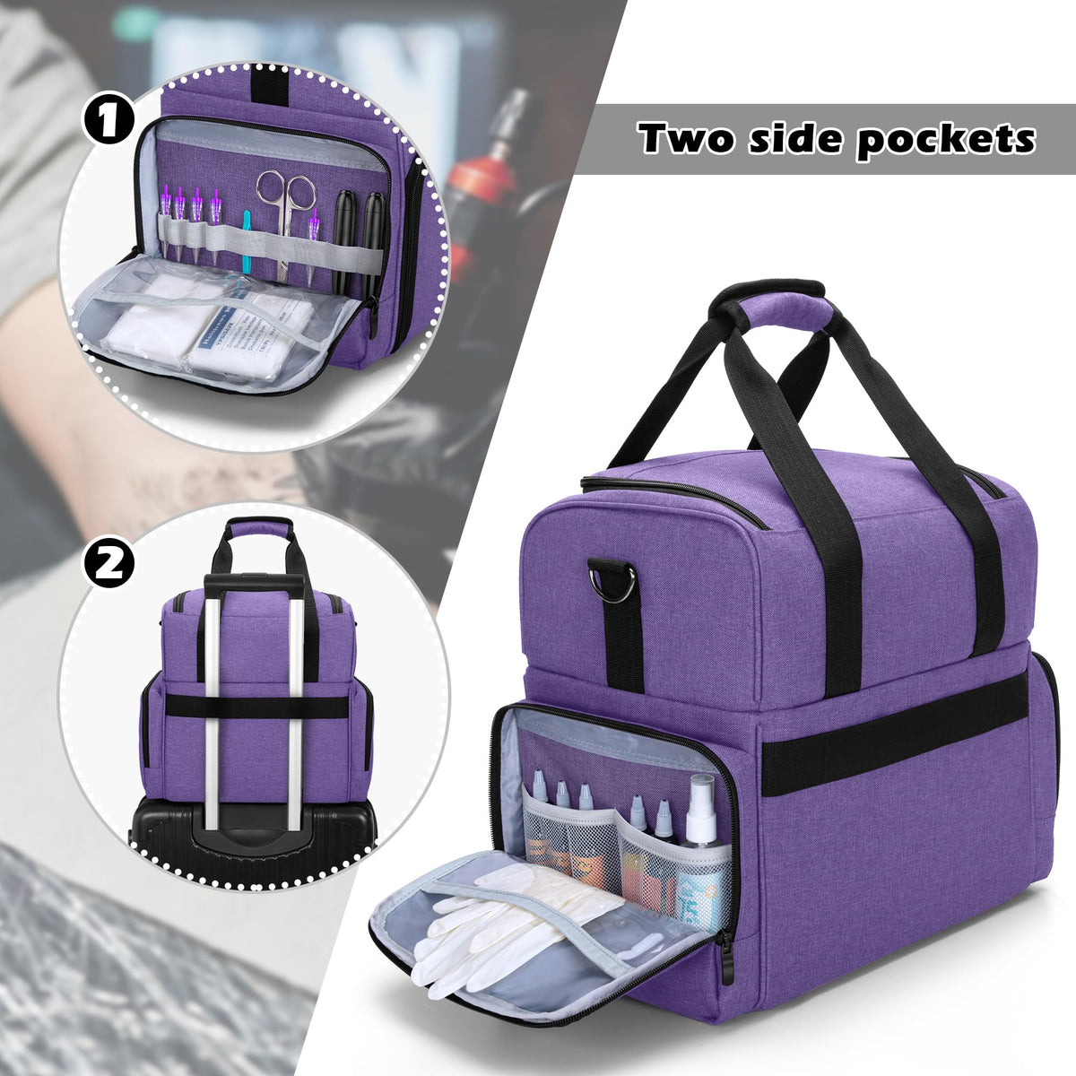 BAFASO case dimensions show 12 by 9 by 12.75 inches for planning fit