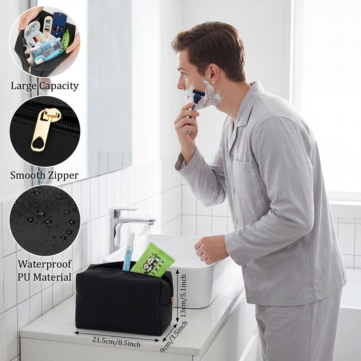 Bafeil Groom Emergency Kit cufflinks tucked in for quick formal touch-ups.