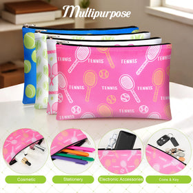 Bafeil polyester makeup bag texture close-up shows durable fabric for everyday use.