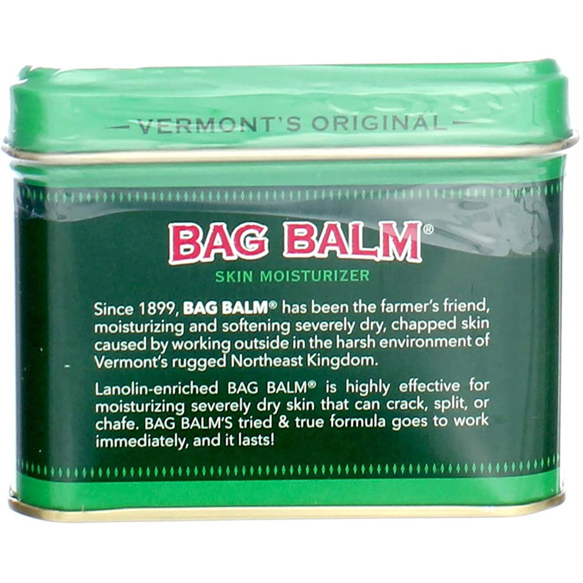 Applying Bag Balm on dry skin for gentle relief