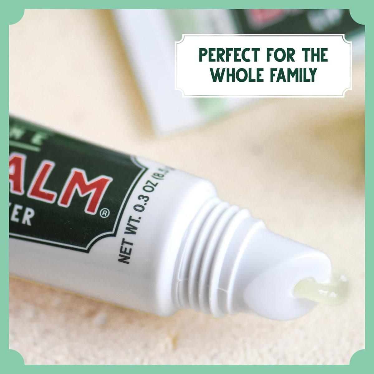 Bag Balm squeeze tube enables easy, mess-free application anywhere.