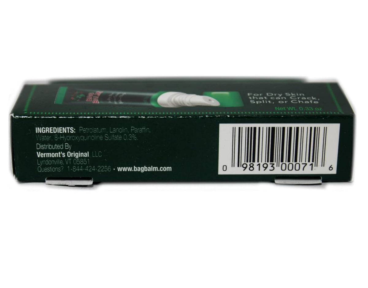 Bag Balm Original compact 0.33oz tube for on-the-go touch-ups.