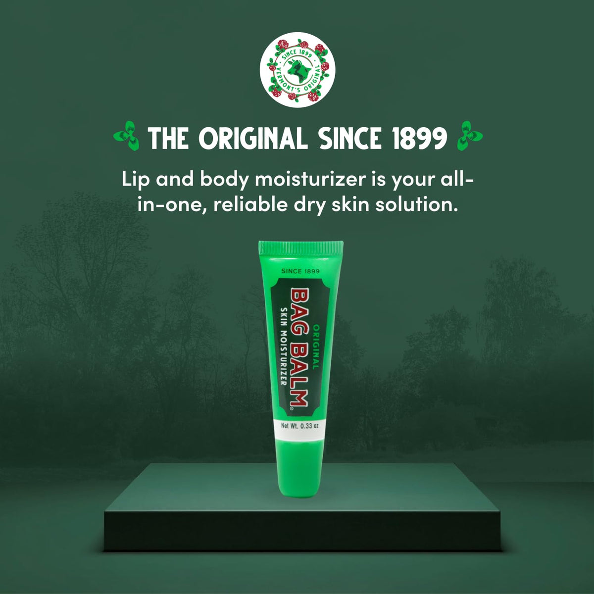 Bag Balm Original hand care balm for dry skin relief.