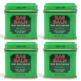 Bag Balm original ointment tin for dry skin relief on the go.
