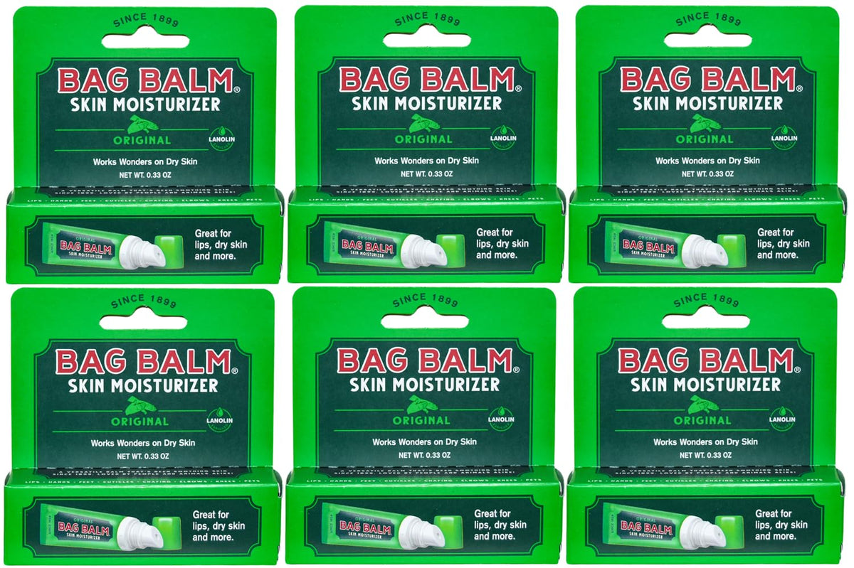 Bag Balm Original lip balm tube on-the-go for quick moisturizing lip care.