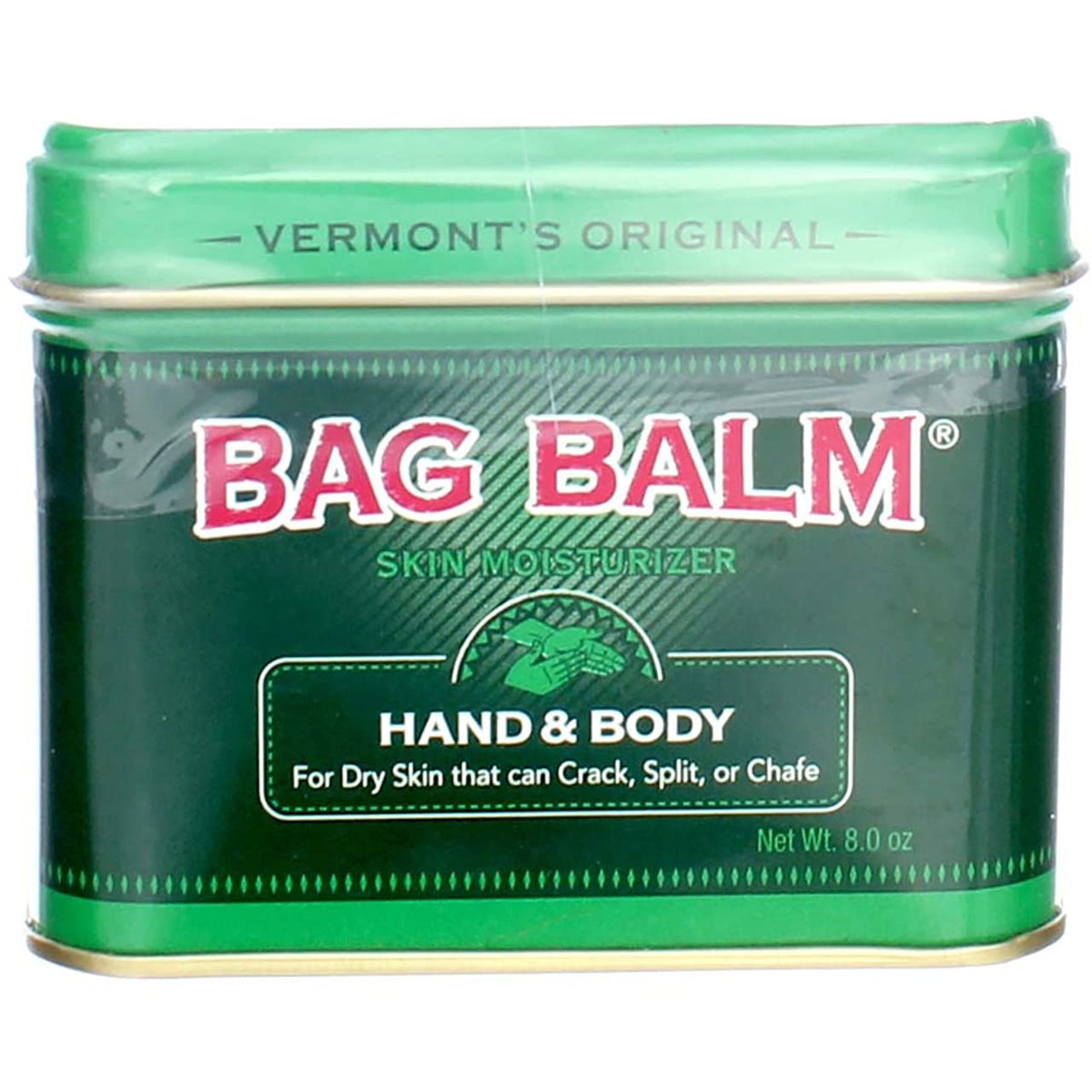 Bag Balm pack of two tins on shelf ready for everyday skin comfort