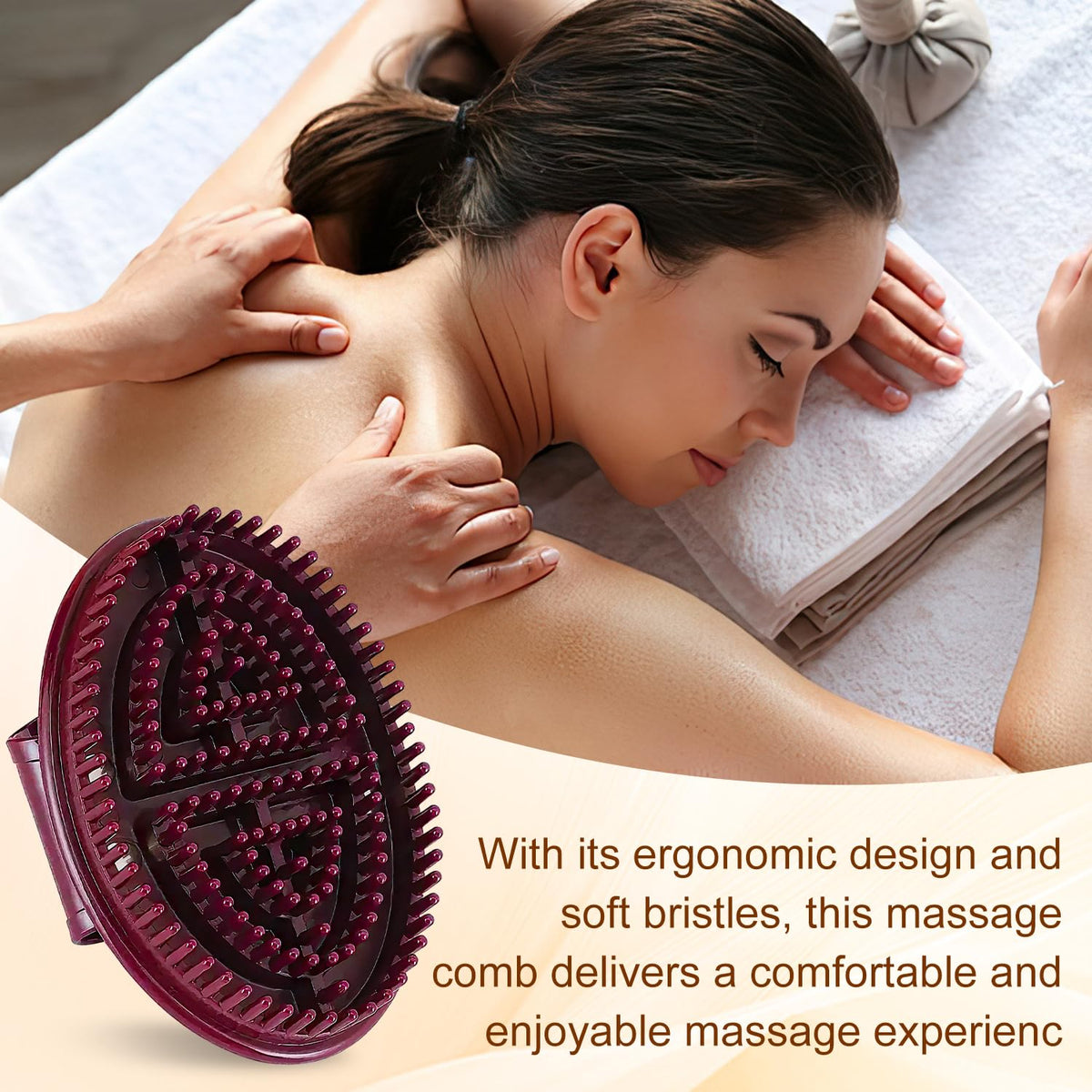 Bagistes Meridian Brush compact at-home spa tool for convenient relaxation.