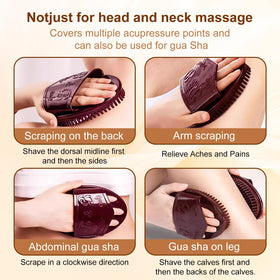 Bagistes Meridian Brush massage-comb for hair detangling and soothing massage.