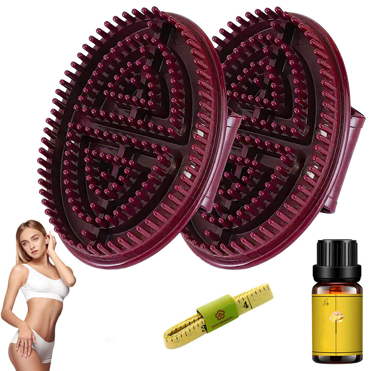 Bagistes Meridian Brush Massage for full-body relaxation at home.