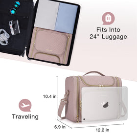 BAGSMART bag with 360-degree hook for easy hanging.