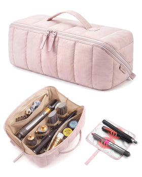BAGSMART hair tool organizer with open interior for easy access